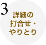 詳細の打合せ・やりとり